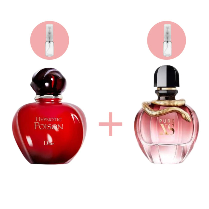 COMBO SENSUAL - VAI 2 DECANTS (HYPNOTIC E PURE XS)