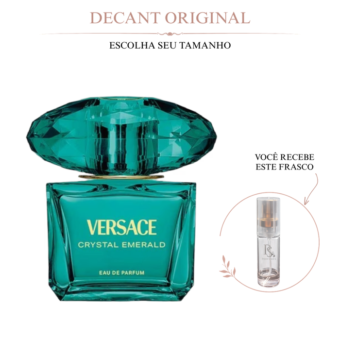Decant Crystal Emerald Versace - escolha o tamanho