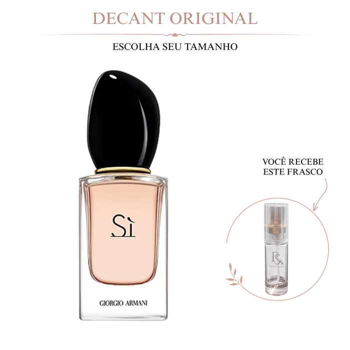 Decant Sì Eau de Parfum Giorgio Armani - escolha o tamanho