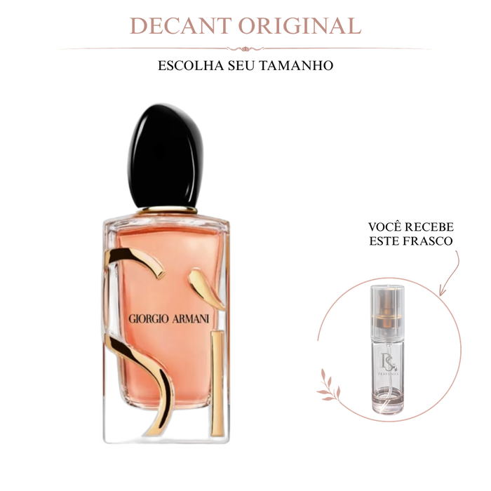 Decant Sì Eau de Parfum Intense Giorgio Armani - escolha o tamanho