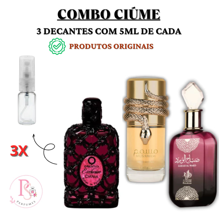 COMBO DO CIUME VAI 5ml DE CADA( Dania, musamam white e sabah)