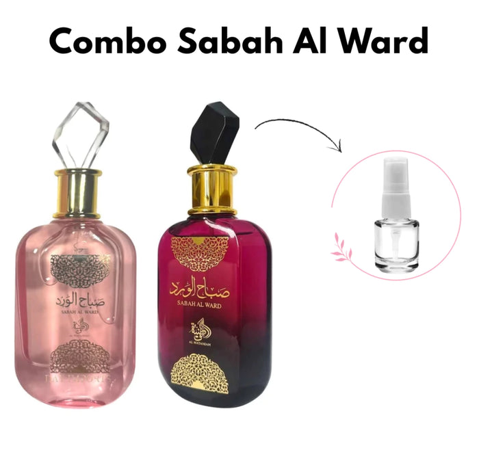 COMBO SABAH AL WARD (vai 5ml do sabah e 5ml sabah sugar)