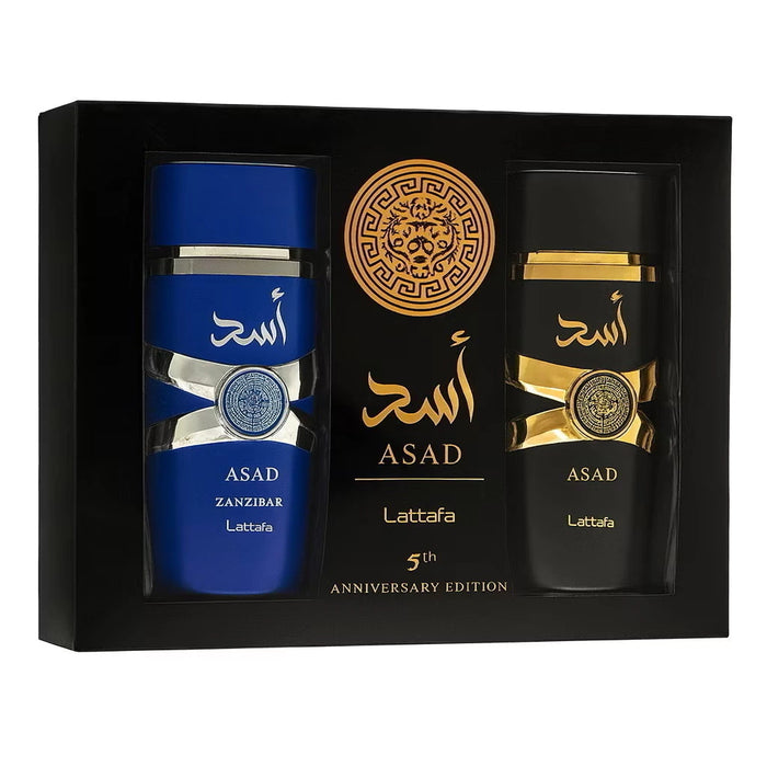 KIT ASAD (vai 1 asad 100ml e 1 asad zanzibar edição limitada 100ml) total 200ml