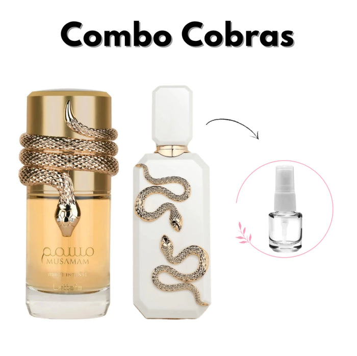COMBO COBRAS ( vai 5ml Musamam white e 5ml veneno bianco)