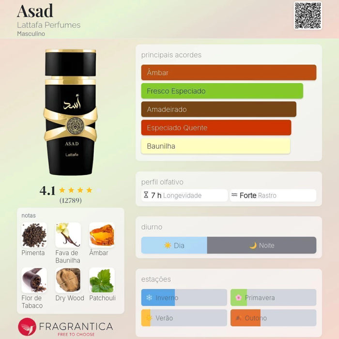 Notas olfativas — DECANT ASAD TRADICIONAL
