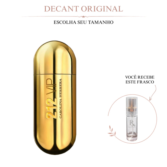 DECANT 212 VIP DOURADO FEM EDP
