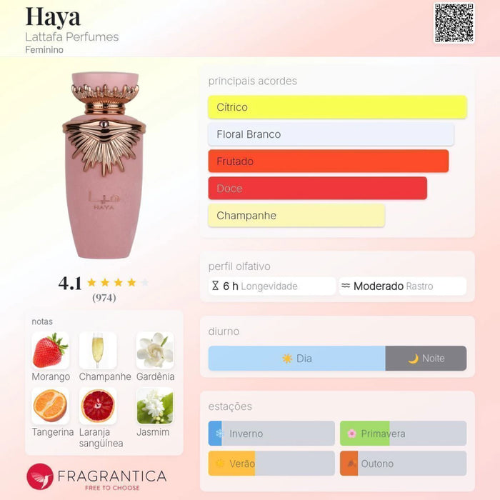 Notas olfativas — DECANT HAYA