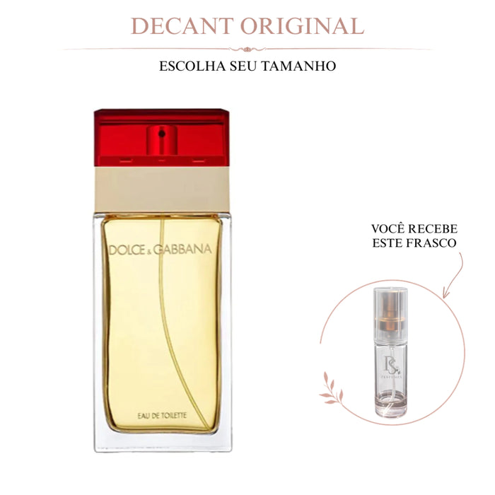 DECANT D&G RED EAU DE TOILLETE FEMININO