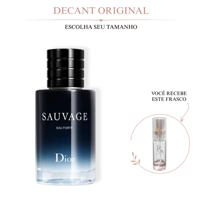 DECANT SAUVAGE EAU FORTE SEM ALCOOL PARFUM